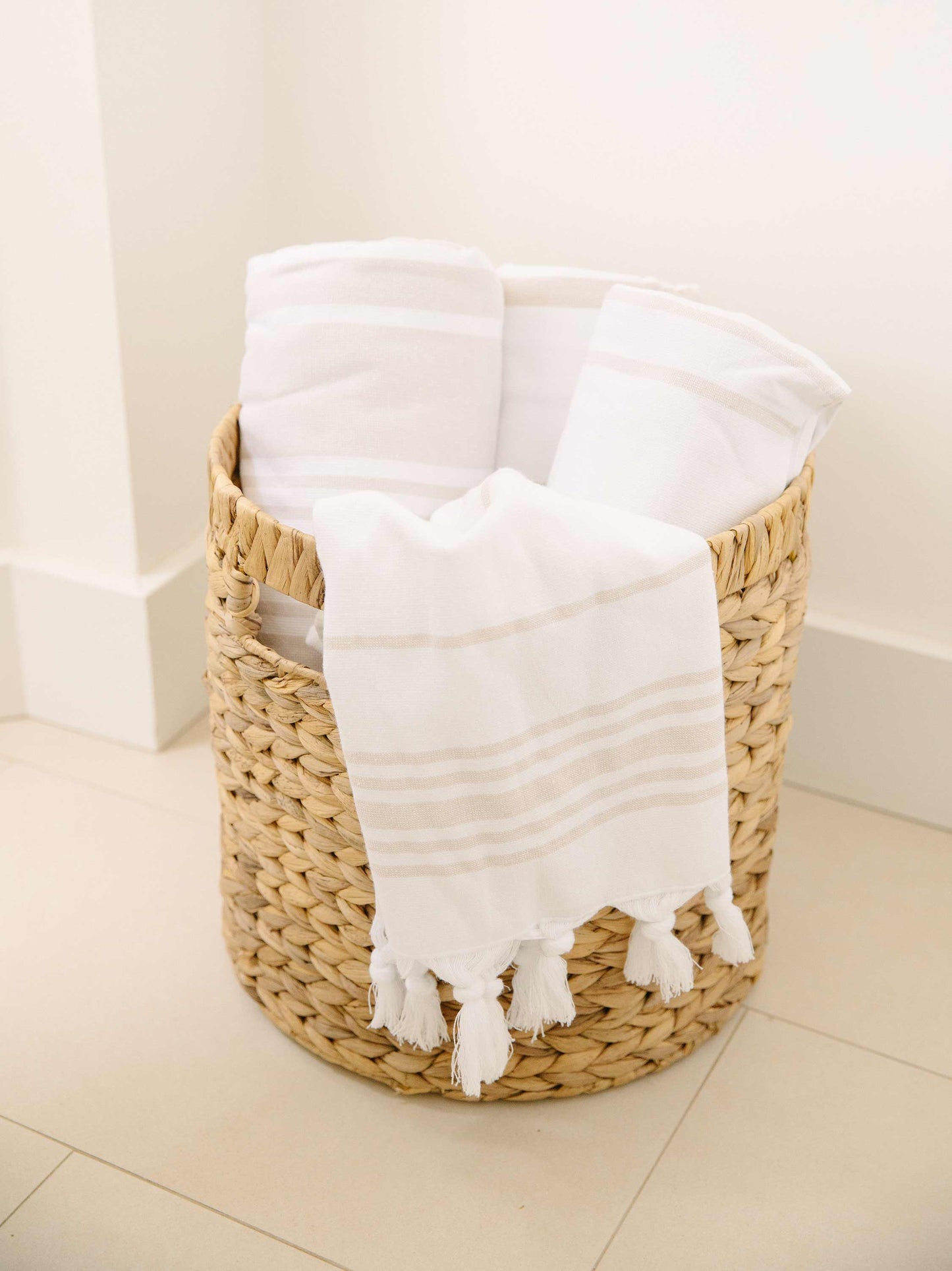 white dune classic turkish towel by laguna beach textile company