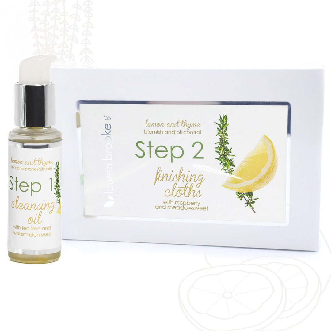 two step cleansing system - acne-prone/oily skin by lauren brooke cosmetiques