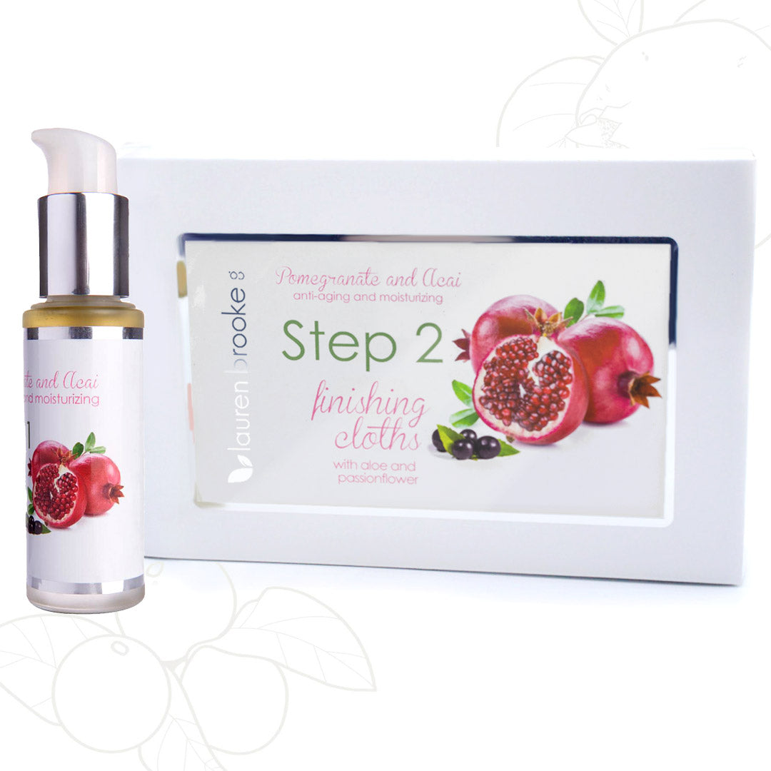 two step cleansing system - anti-aging/moisturizing by lauren brooke cosmetiques