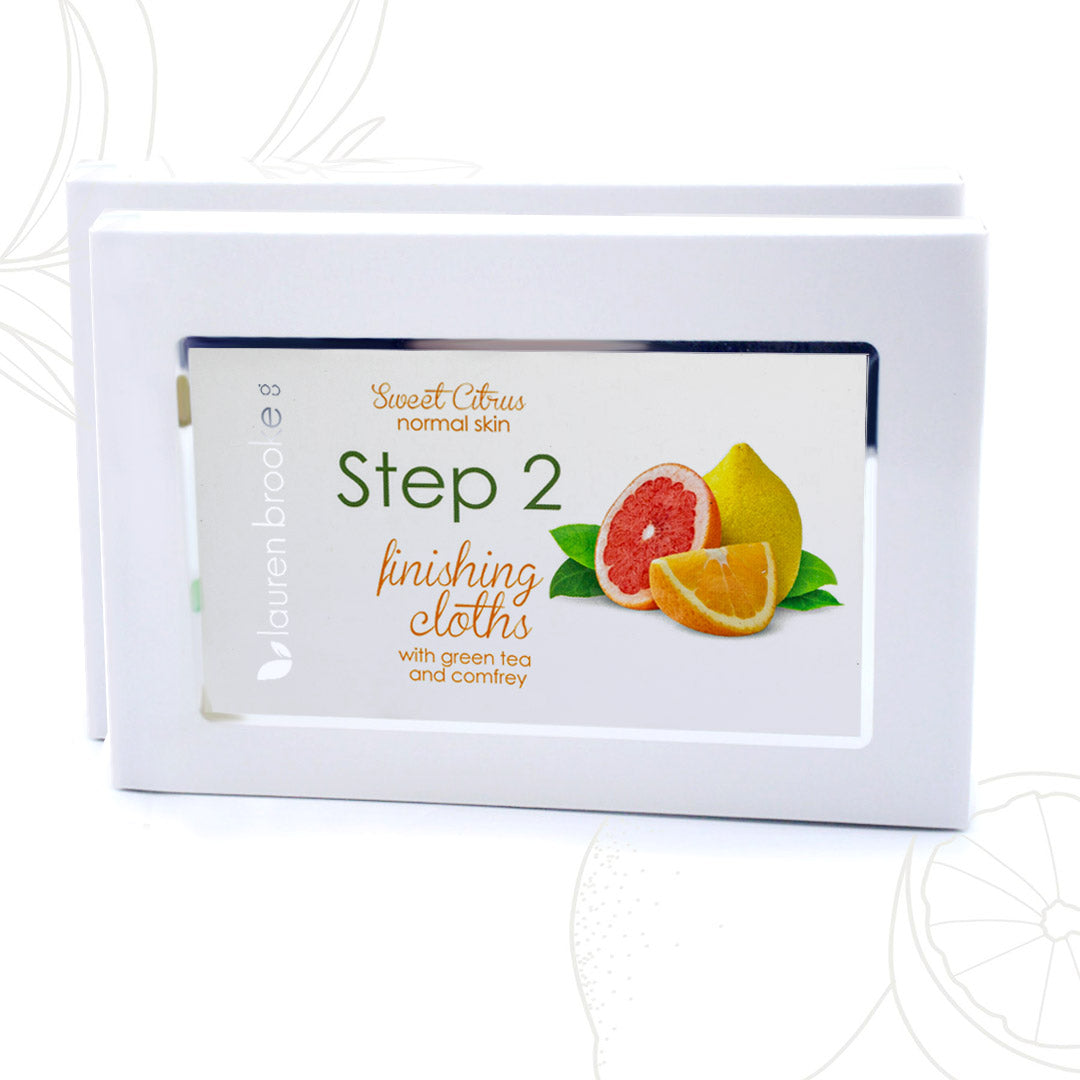 two step cleansing system - revitalizing sweet citrus by lauren brooke cosmetiques