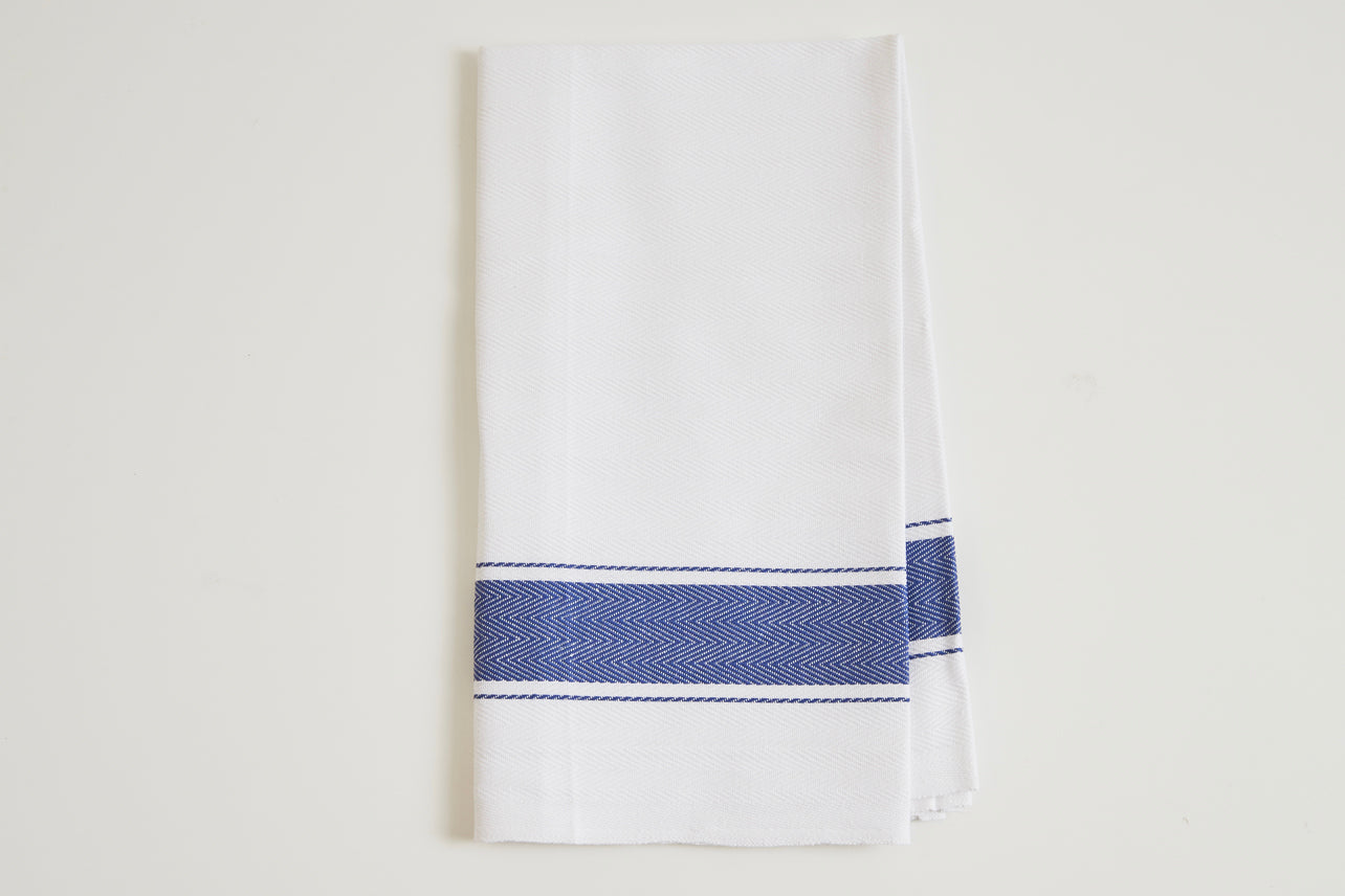 classic italian kitchen towel - herringbone by verve culture