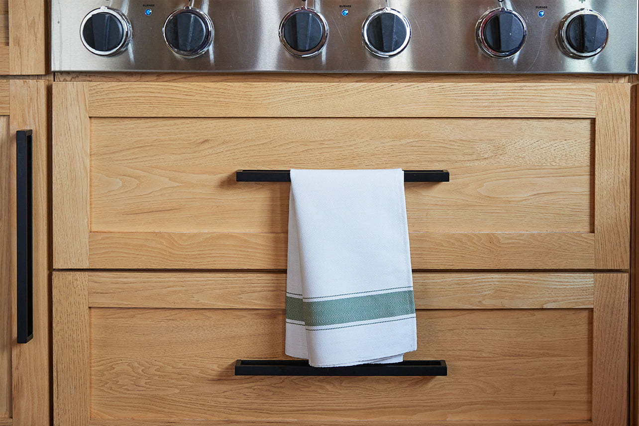 classic italian kitchen towel - herringbone by verve culture