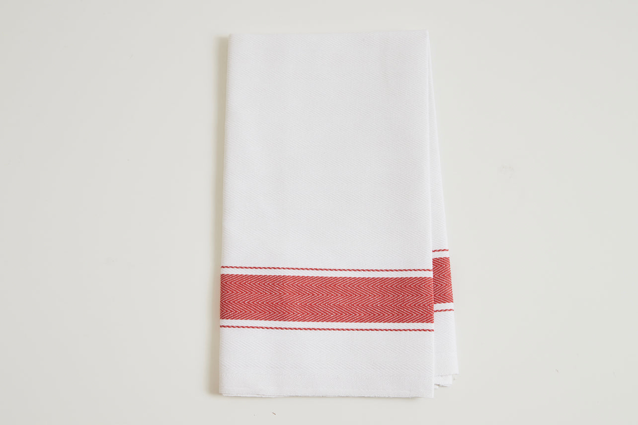 classic italian kitchen towel - herringbone by verve culture