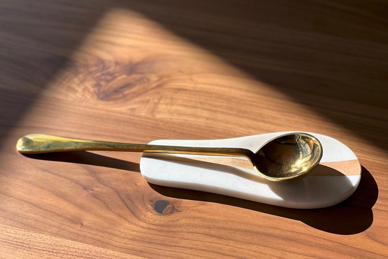 punjabi serving spoon by verve culture