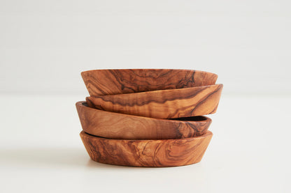 Italian Olivewood Aperitivo Bowls - Set of 4 by Verve Culture