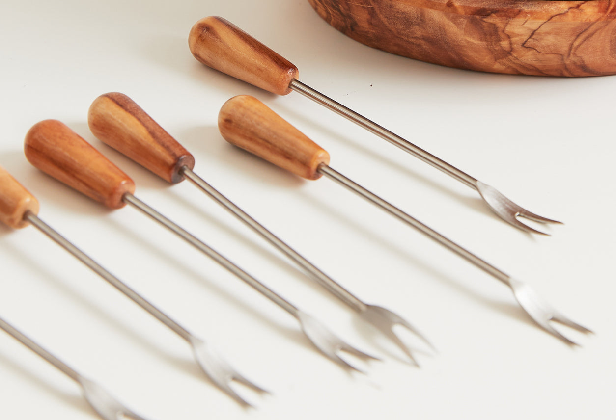 italian olivewood aperitivo set by verve culture