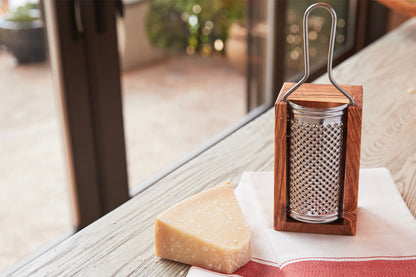 Italian Olivewood Parmesan Cheese Box Grater by Verve Culture