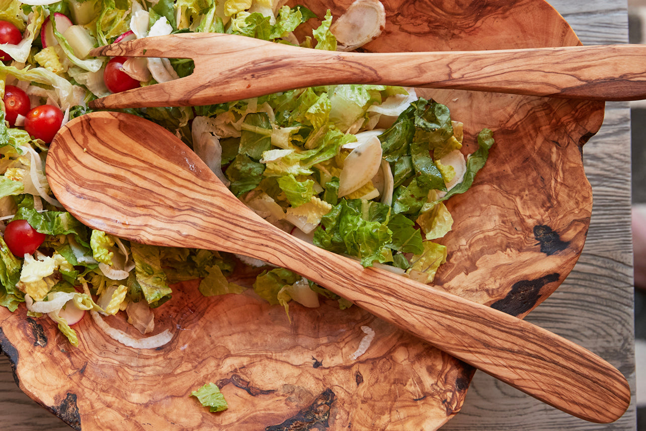 italian olivewood serving utensils by verve culture