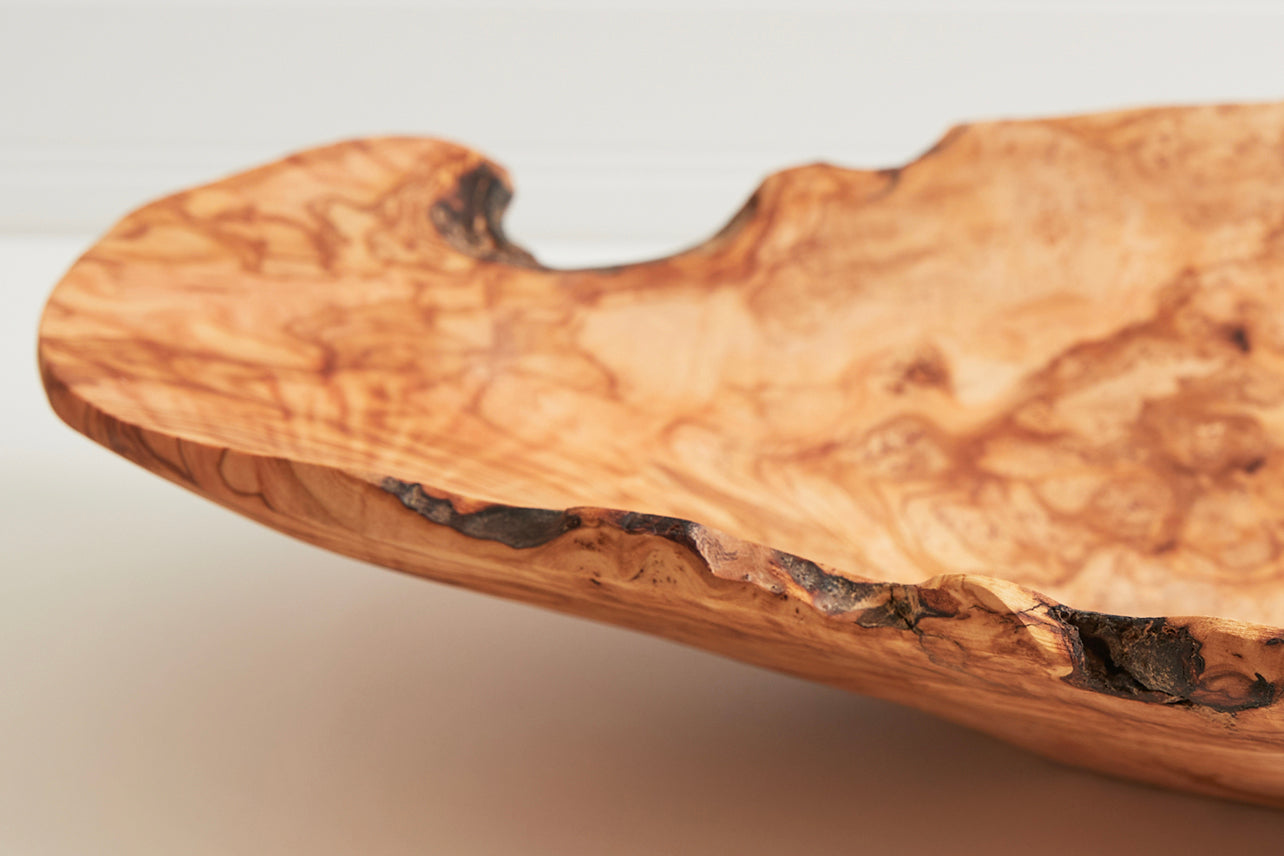 italian olivewood root salad bowl by verve culture