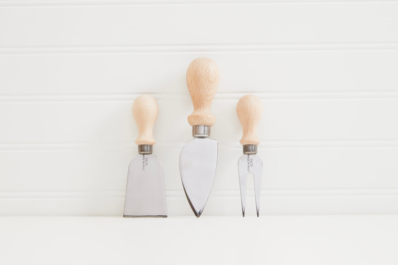 italian cheese knives - set of 3 by verve culture