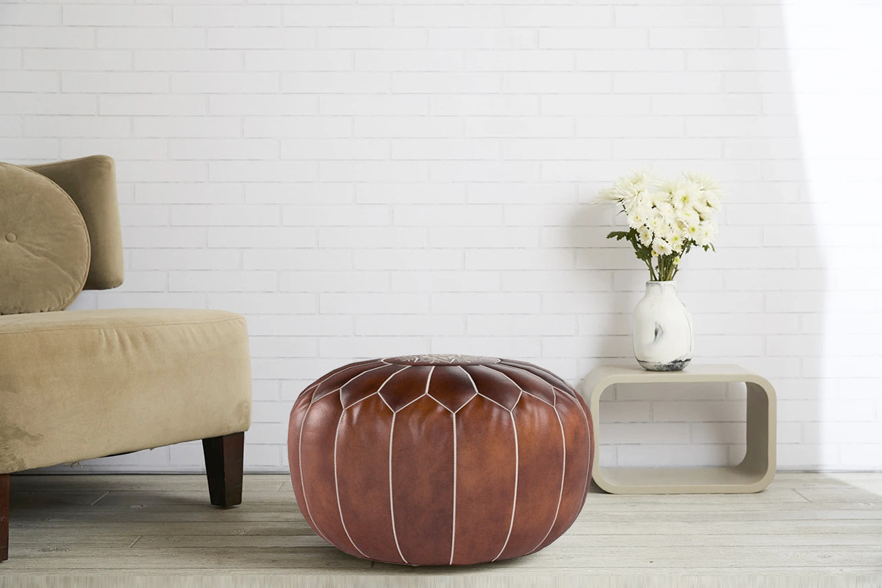 moroccan poufs by verve culture