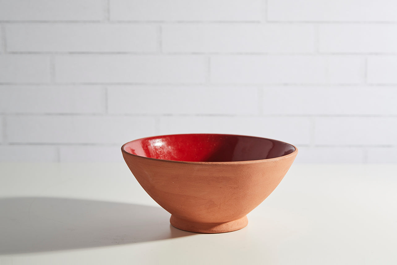 moroccan terracotta serving bowls by verve culture