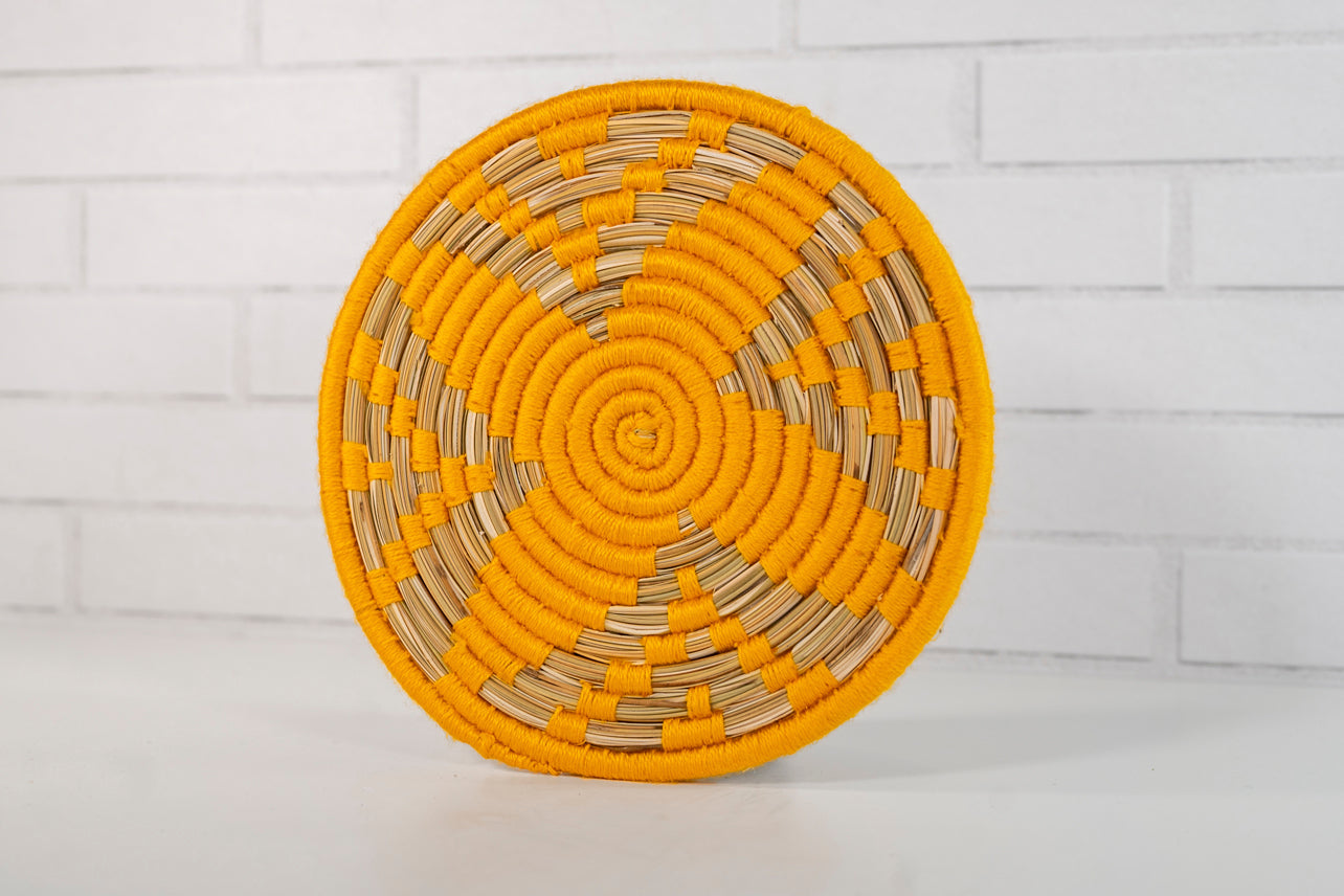 moroccan woven trivets - set of 3 by verve culture