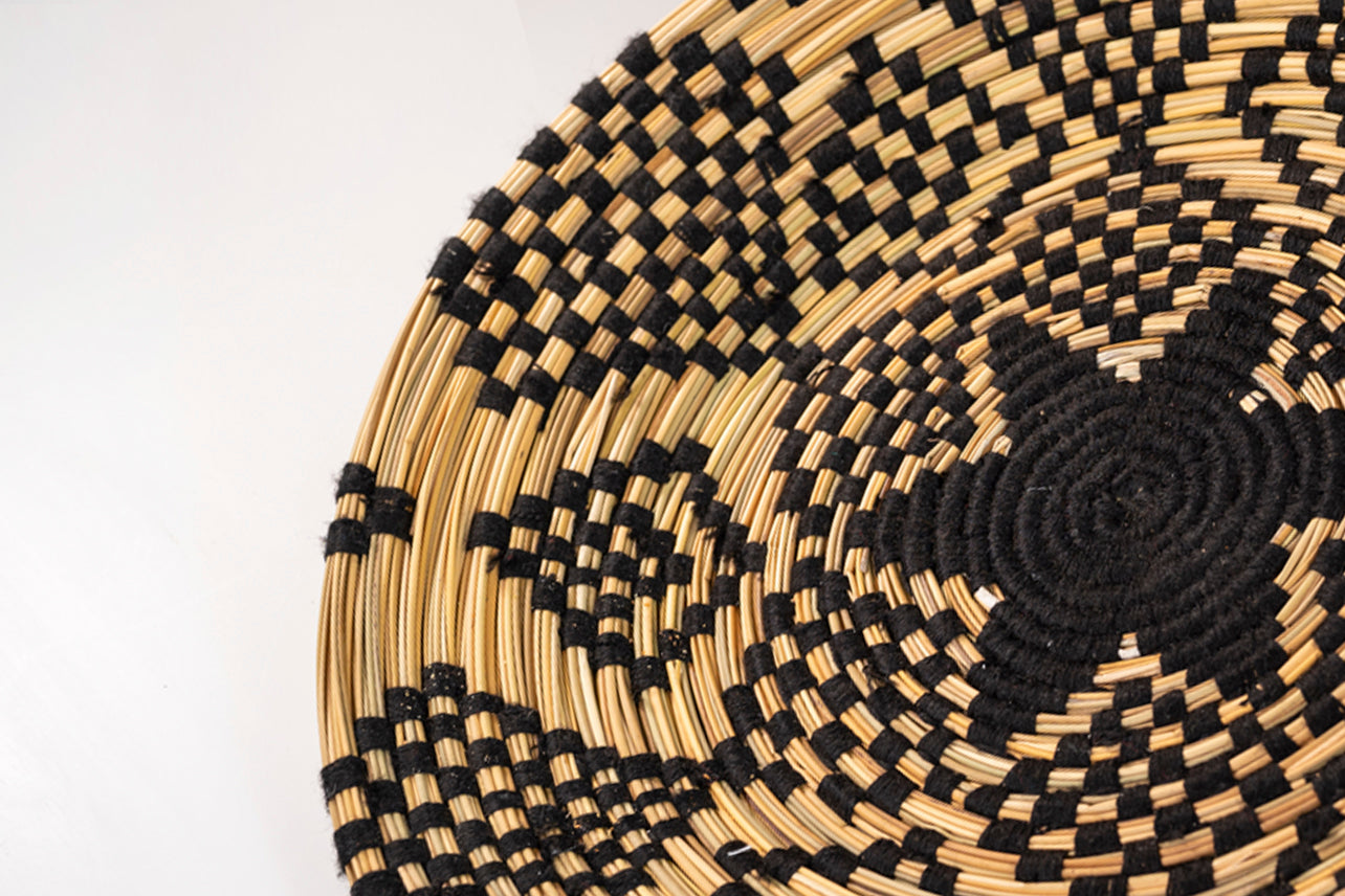 moroccan woven tray by verve culture