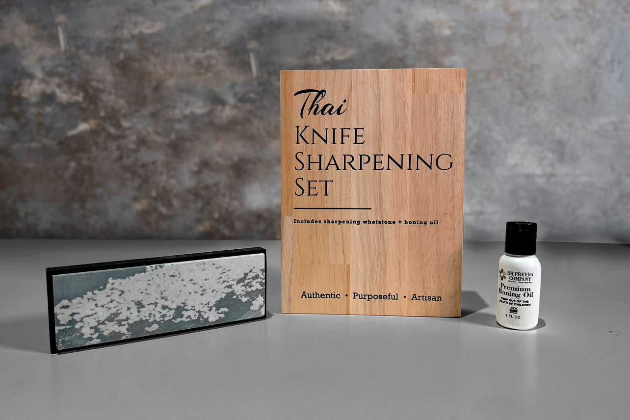 thai knife sharpening set by verve culture