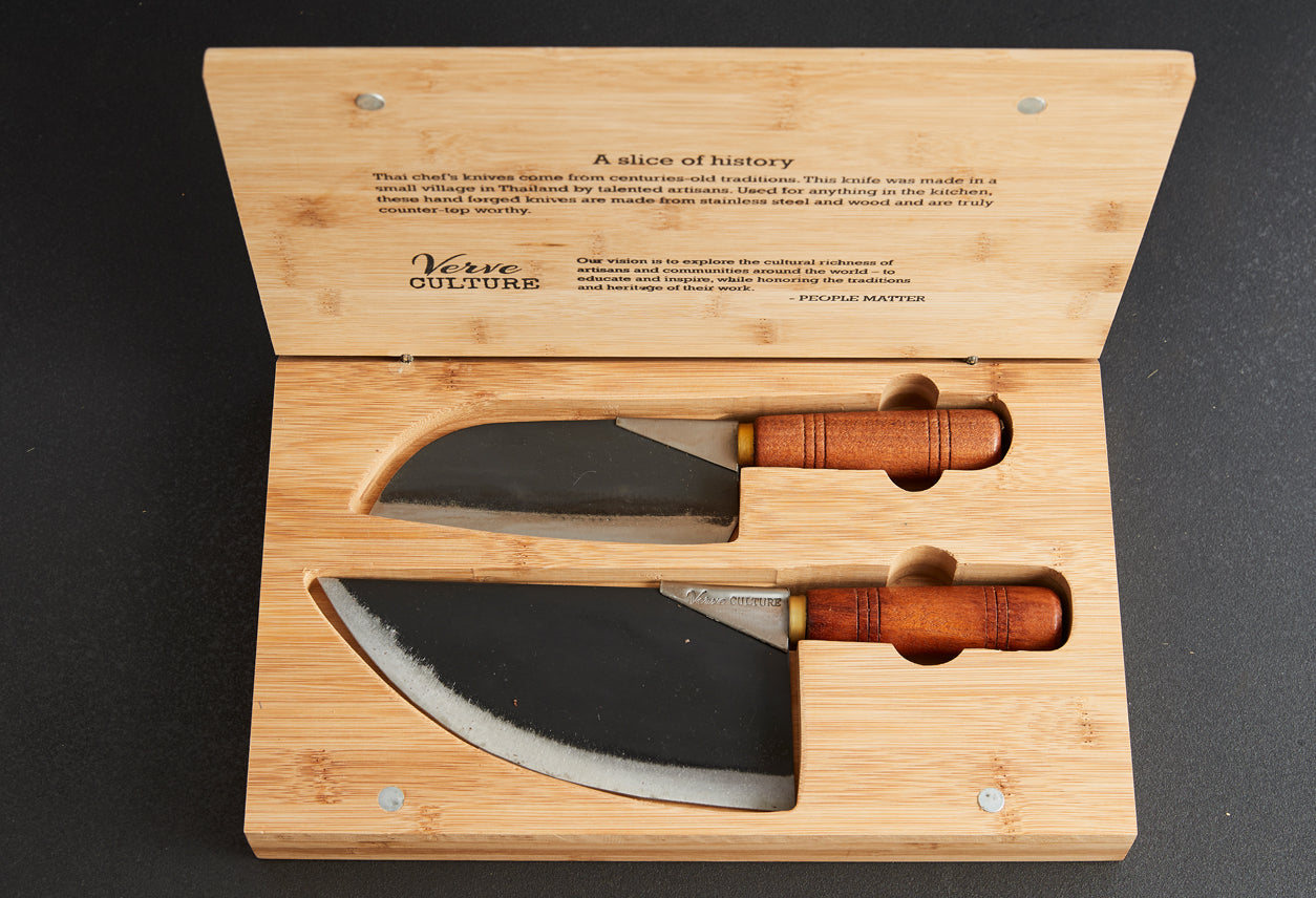 thai moon knife set by verve culture