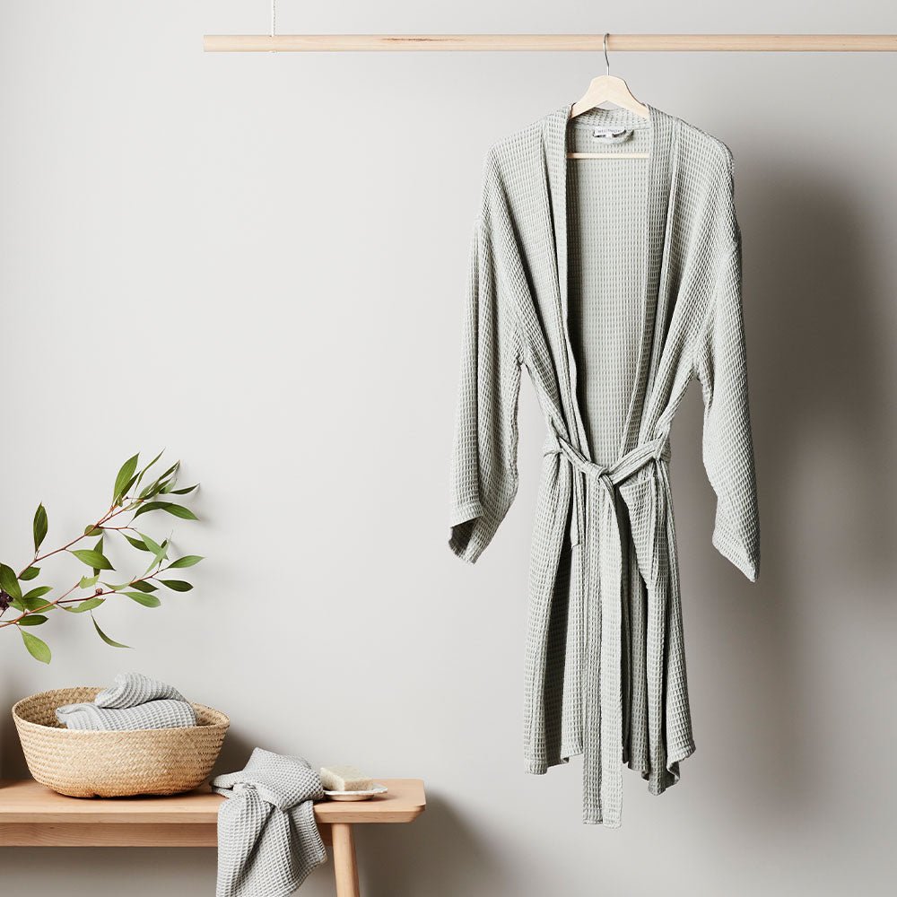 waffle bathrobe by ettitude