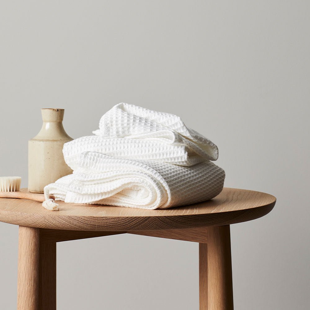 waffle towel set by ettitude