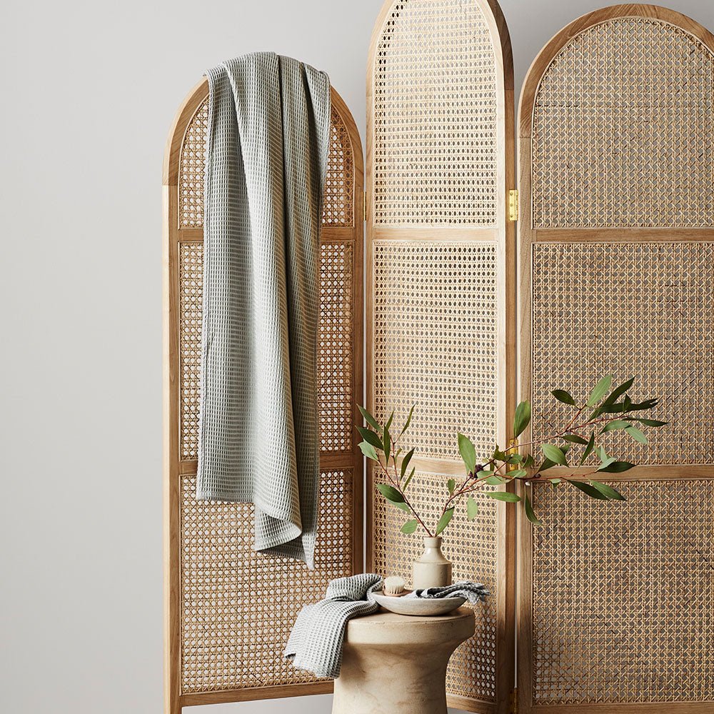 waffle towel set by ettitude