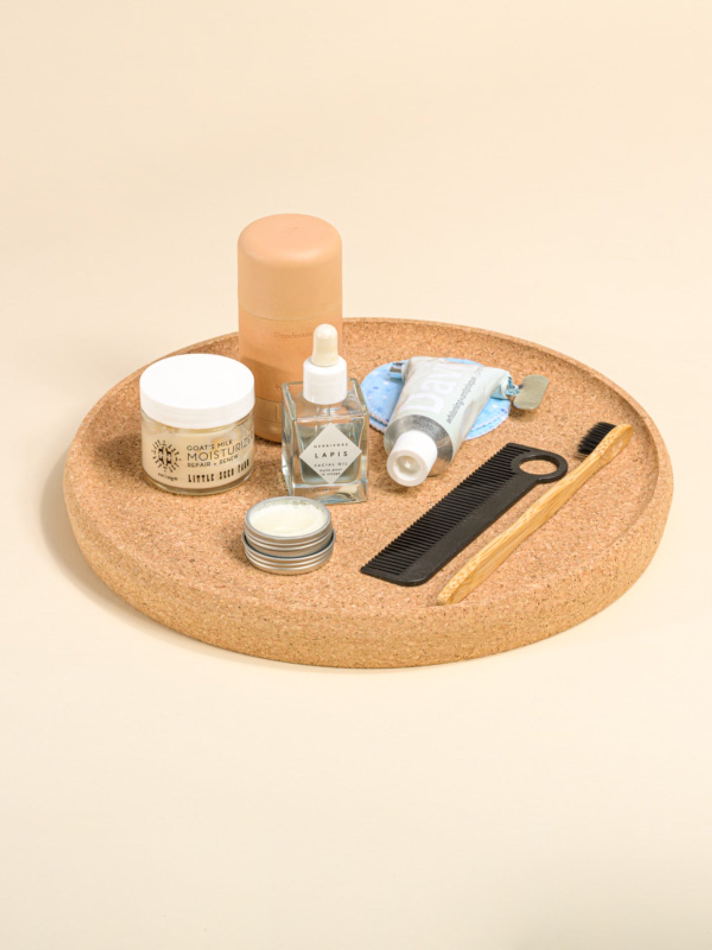 minimalistic cork tray (round) by tiradia cork