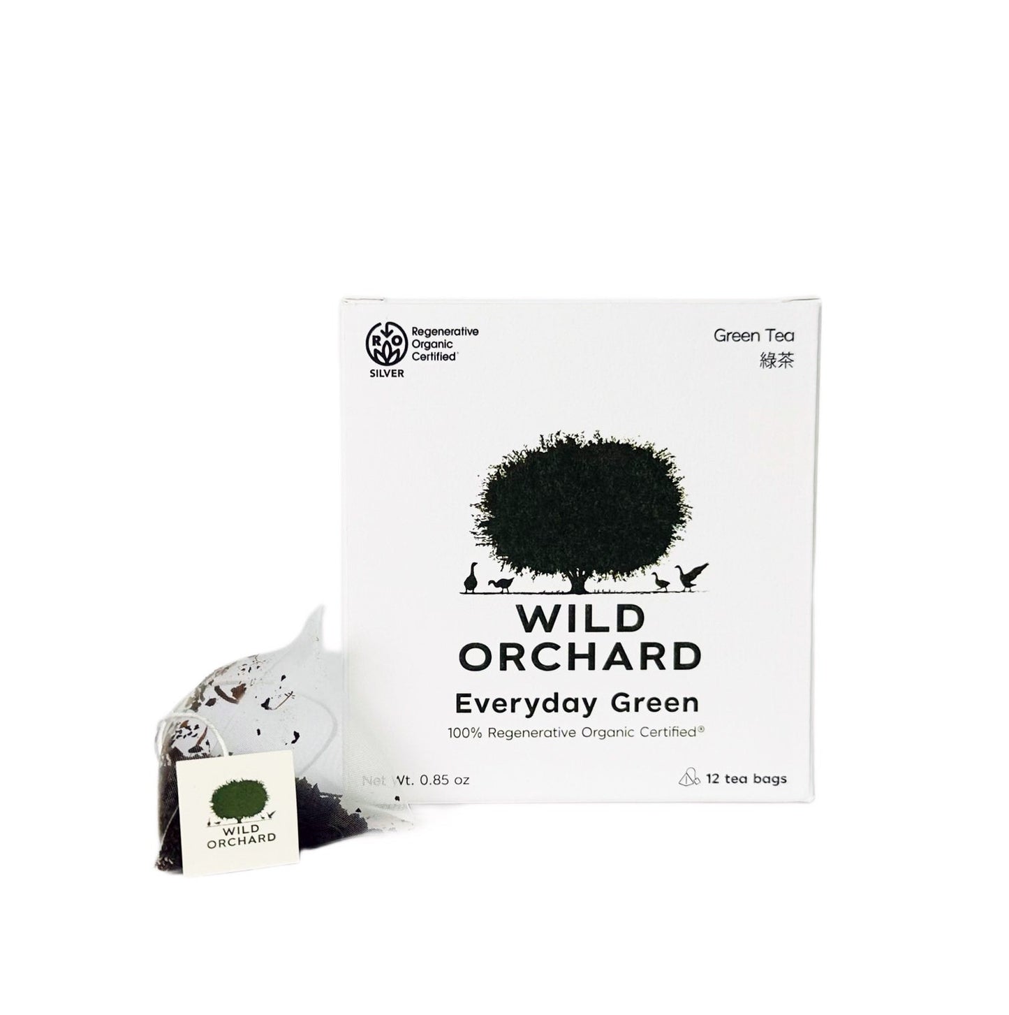 wild orchard tea everyday green - tea bags box - 6 boxes by farm2me