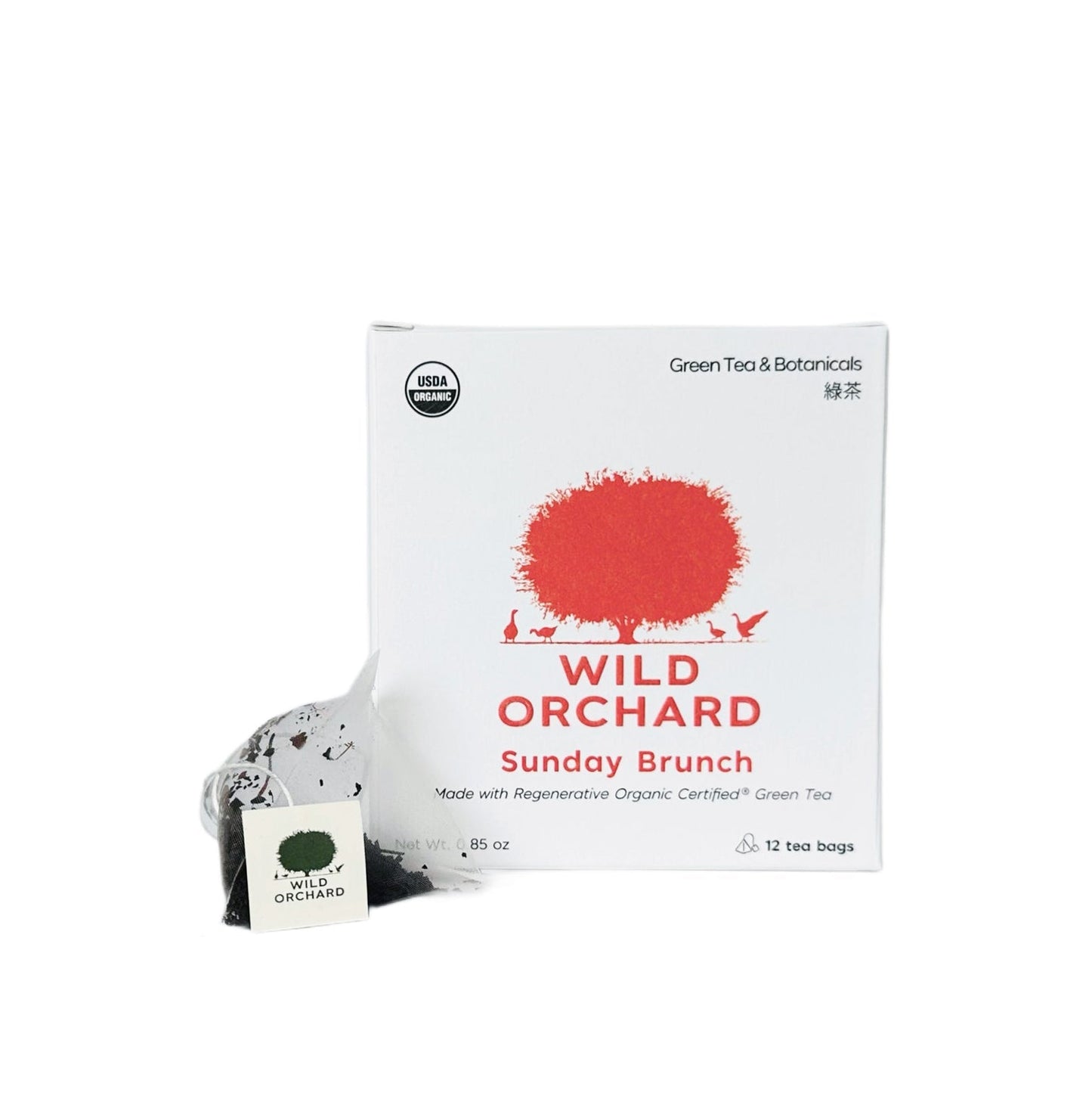 wild orchard tea sunday brunch - tea bag box - 6 boxes by farm2me