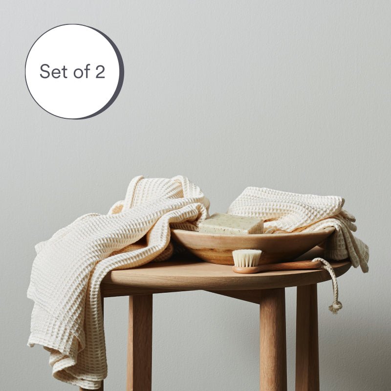 waffle towels by ettitude