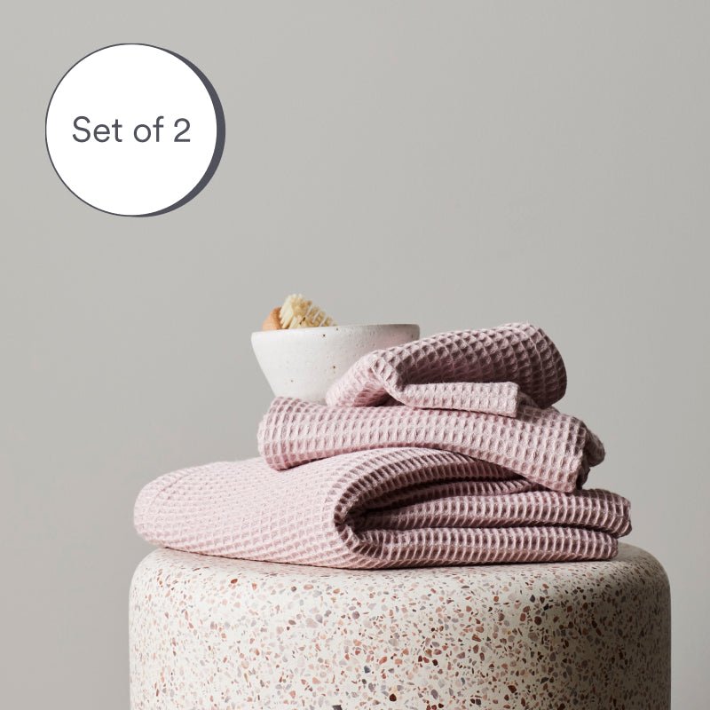 waffle towels by ettitude