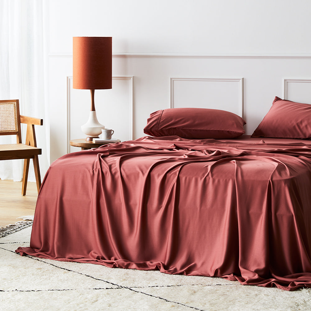 signature sateen flat sheet by ettitude