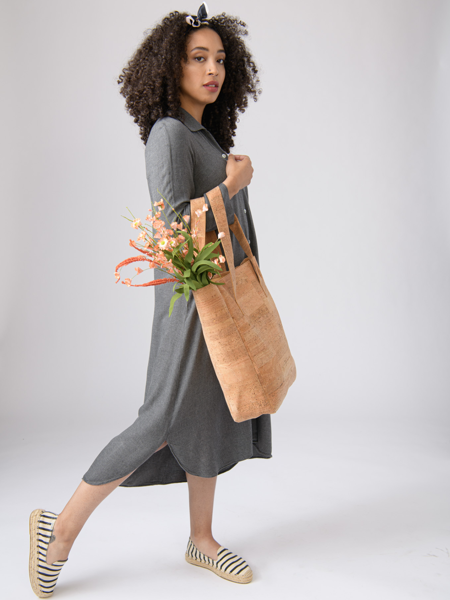 farmers market tote bag by tiradia cork