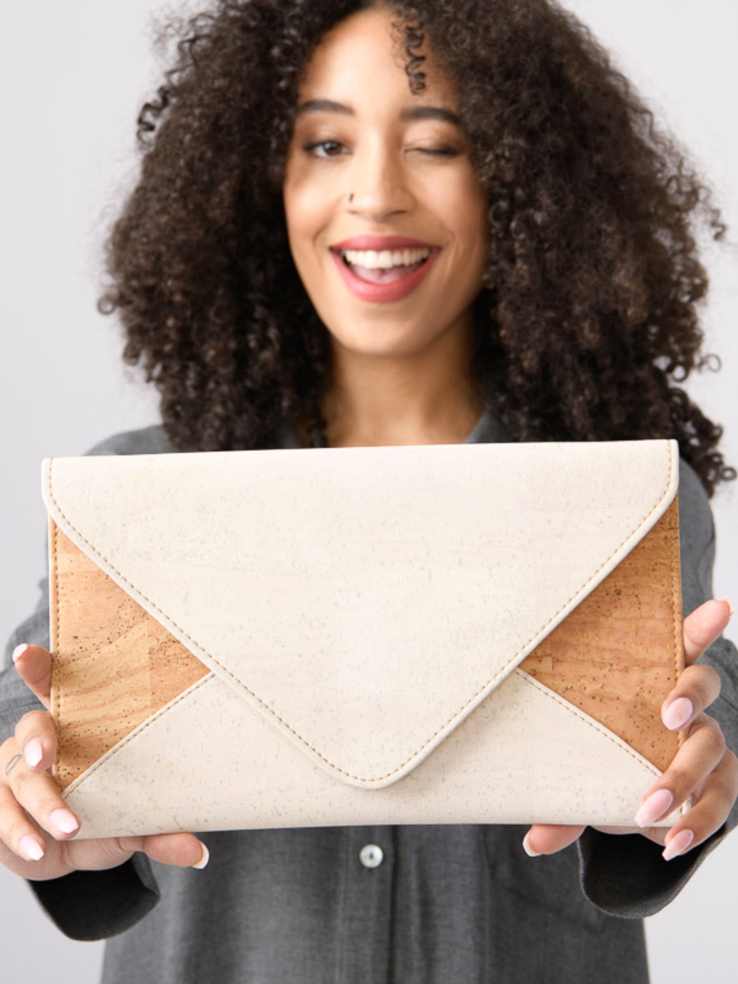 date night clutch by tiradia cork