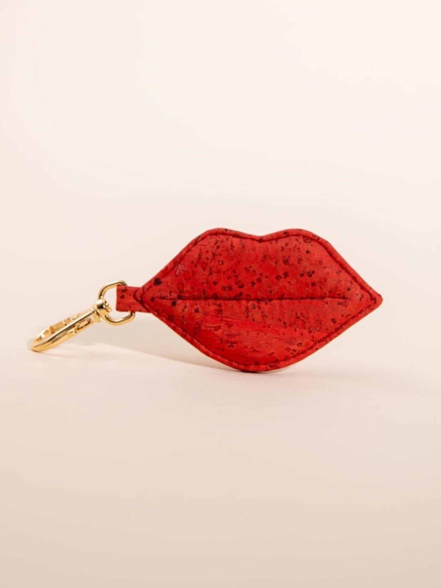 smooches keychain by tiradia cork