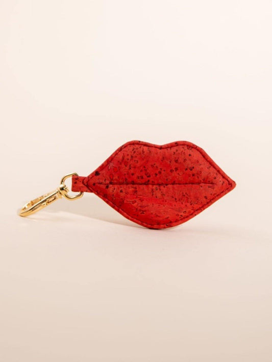 Smooches Keychain by Tiradia Cork