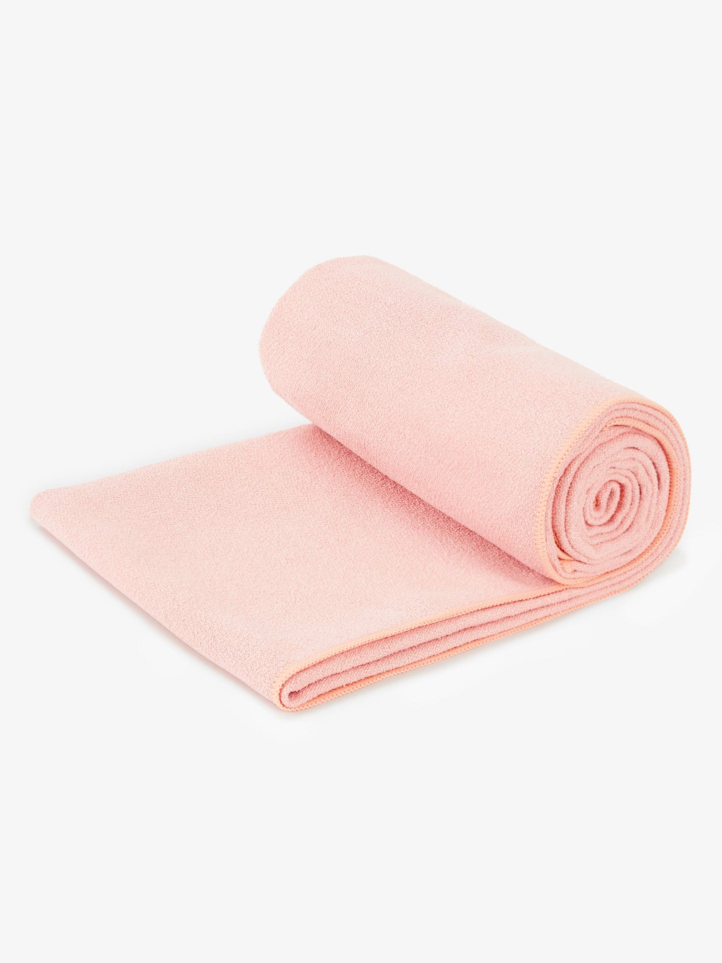 blush yoga mat towel by laguna beach textile company