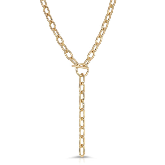 Alana Toggle Lariat Necklace by eklexic