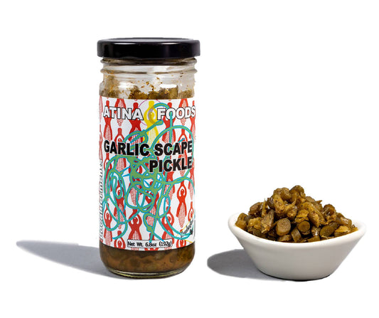 Garlic Scape Pickles - 12 Jars x 8oz by Farm2Me