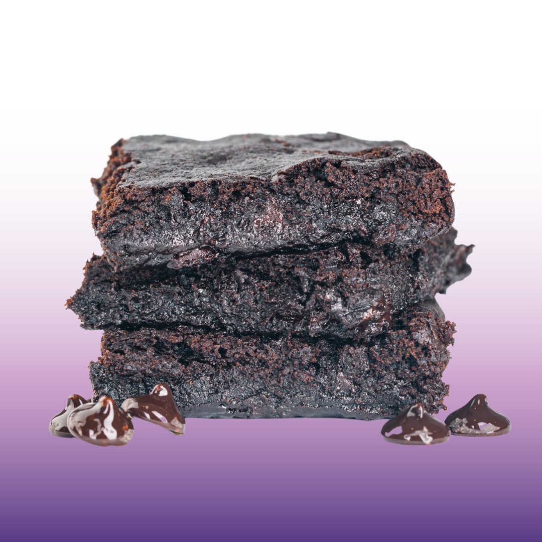 bake me healthy dark chocolate fudgy brownie plant-based baking mix case - 6 bags by farm2me