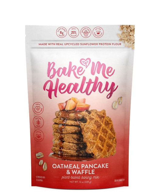 Bake Me Healthy Oatmeal Pancake & Waffle Plant-Based Baking Mix Case - 6 Bags by Farm2Me