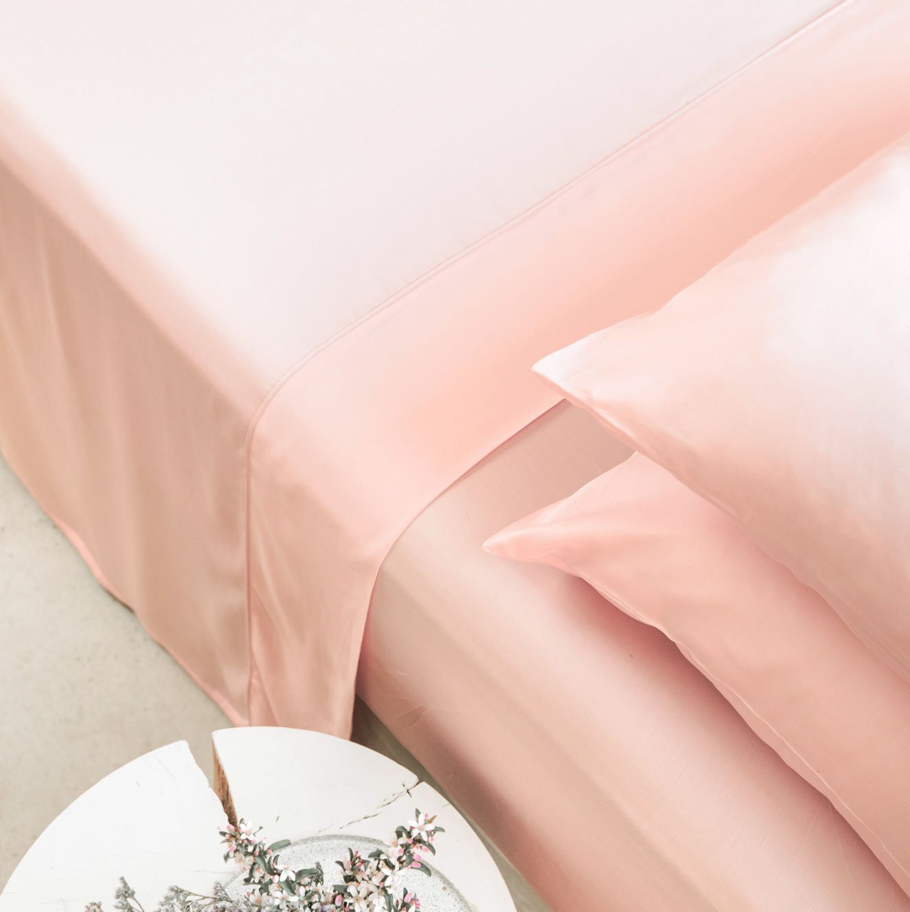 signature sateen flat sheet by ettitude