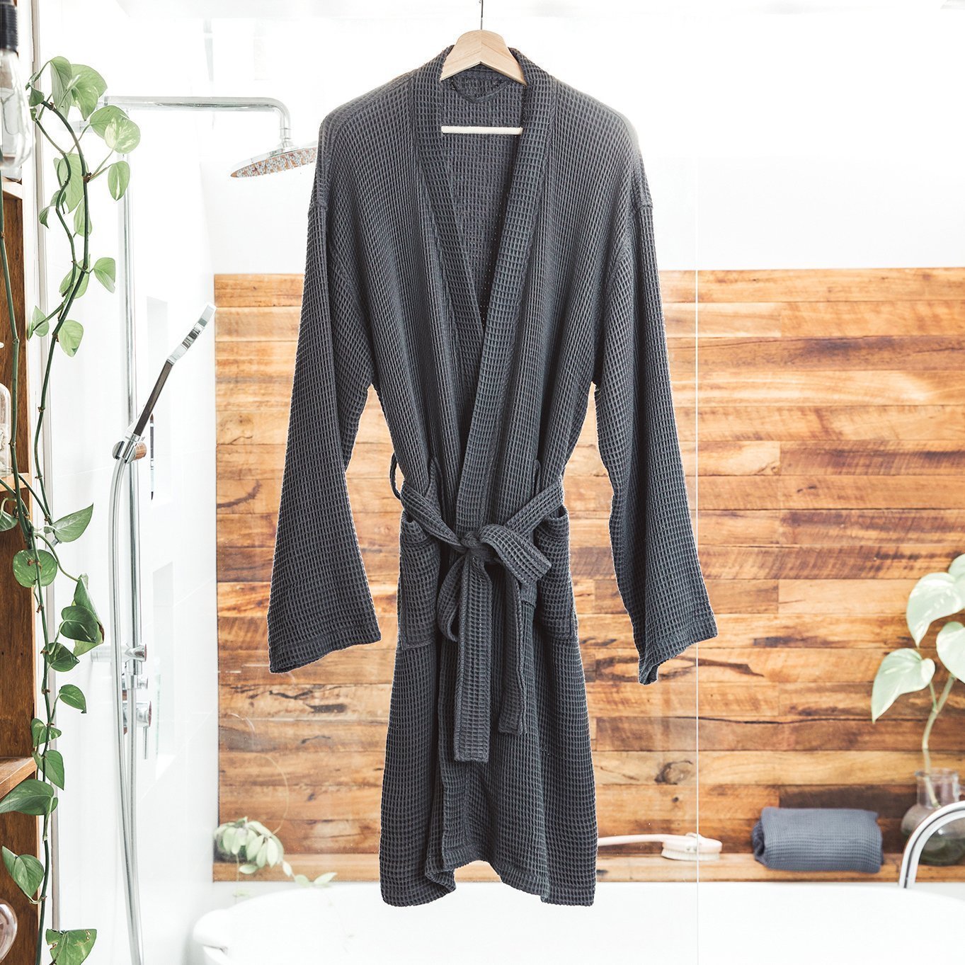 waffle bathrobe by ettitude