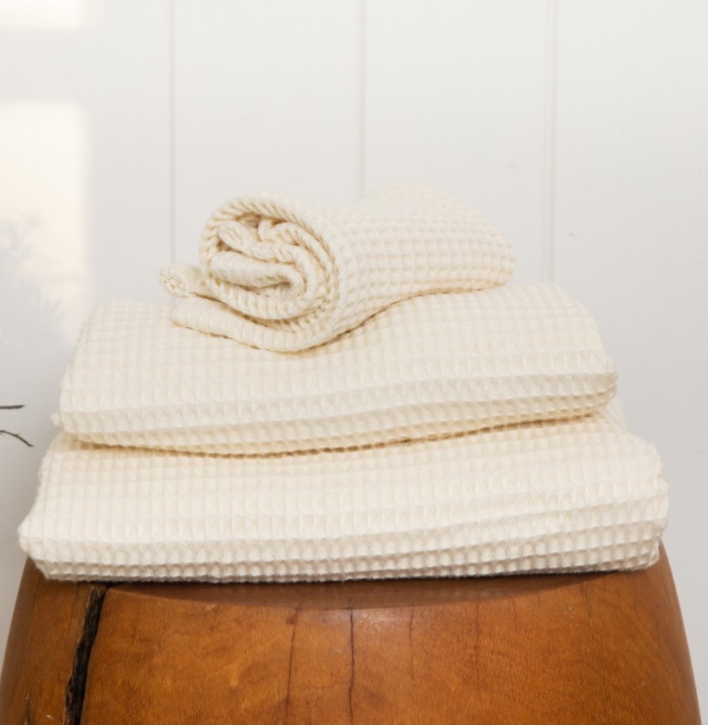 waffle towel set by ettitude