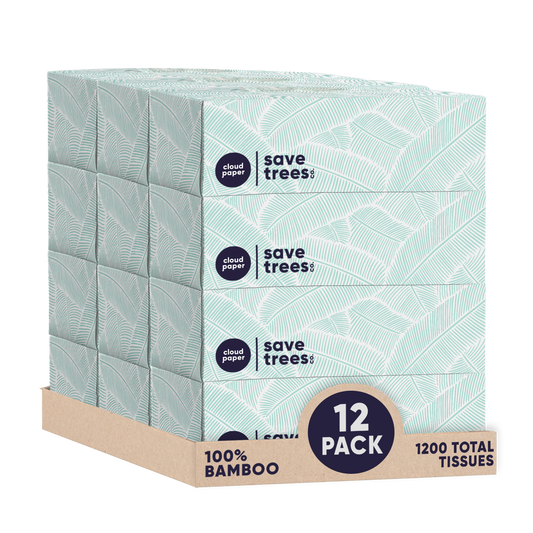 Bamboo Tissues - 12 Boxes by Cloud Paper