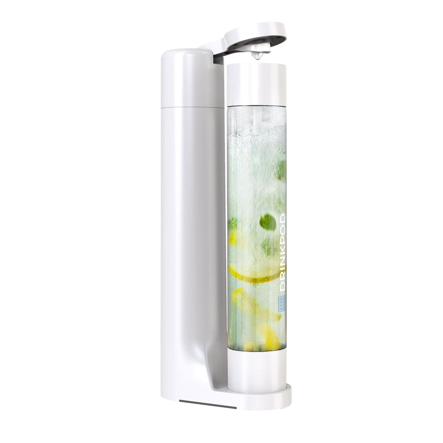 fizzpod 1+ soda maker + co₂ cylinder (2-pack) by drinkpod