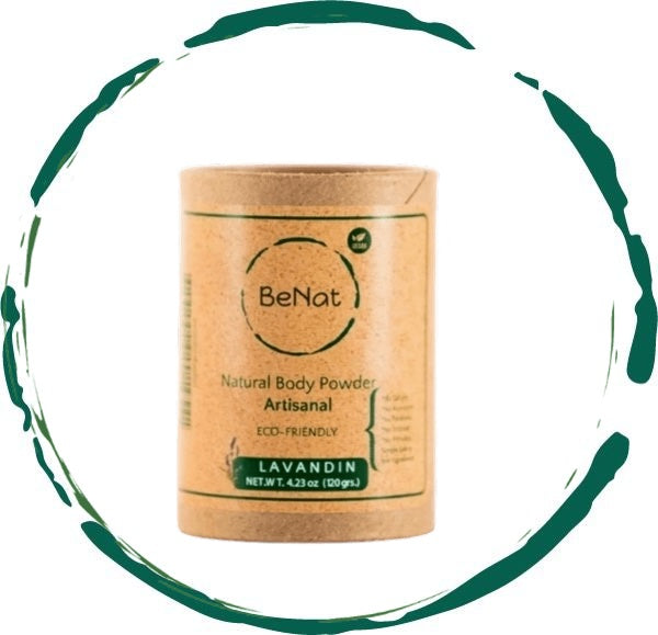 all-natural body powder. eco-friendly. by benat