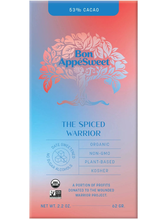 Spice Warrior Chocolate Bars - 12 x 2.2.oz by Farm2Me