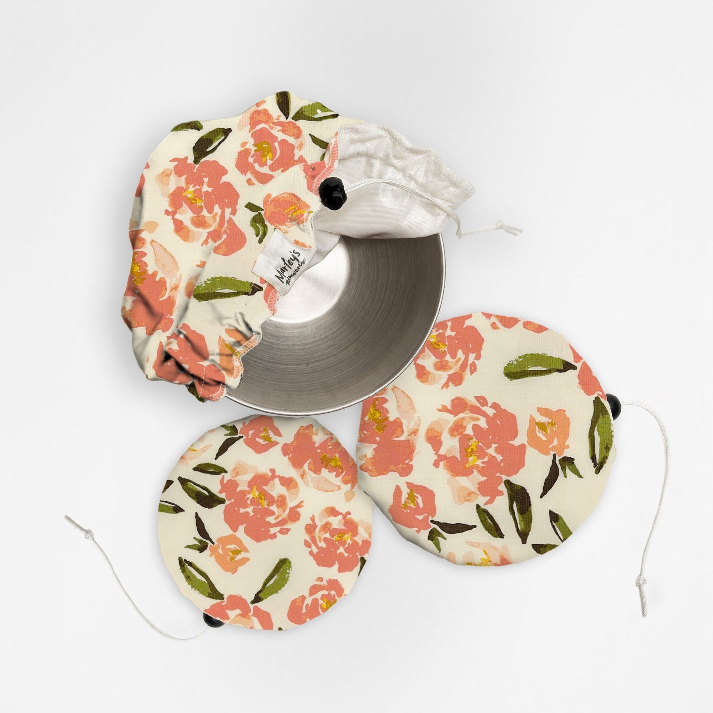 bowl cover bundle: cotton floral