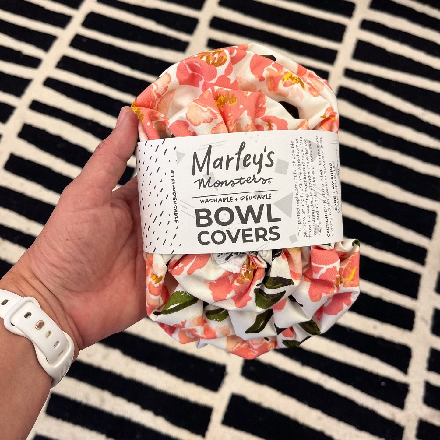 bowl cover bundle: cotton floral