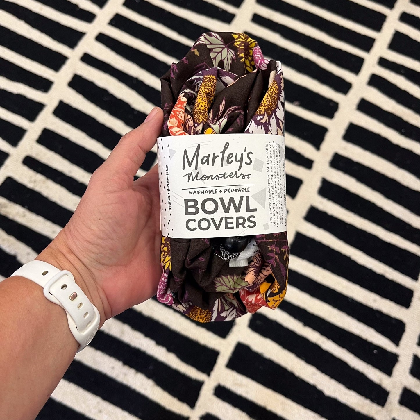 bowl cover bundle: cotton floral