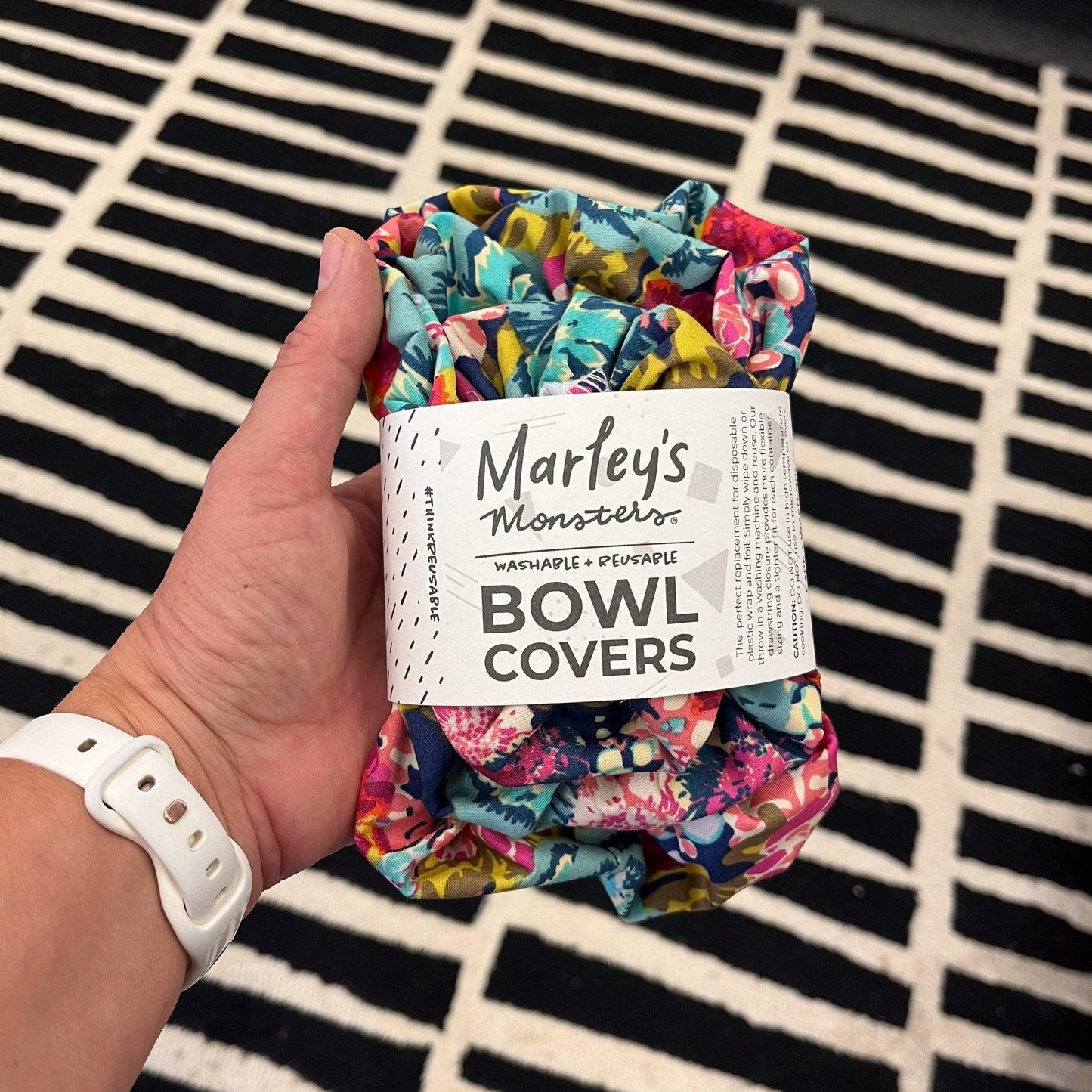 bowl cover bundle: cotton floral