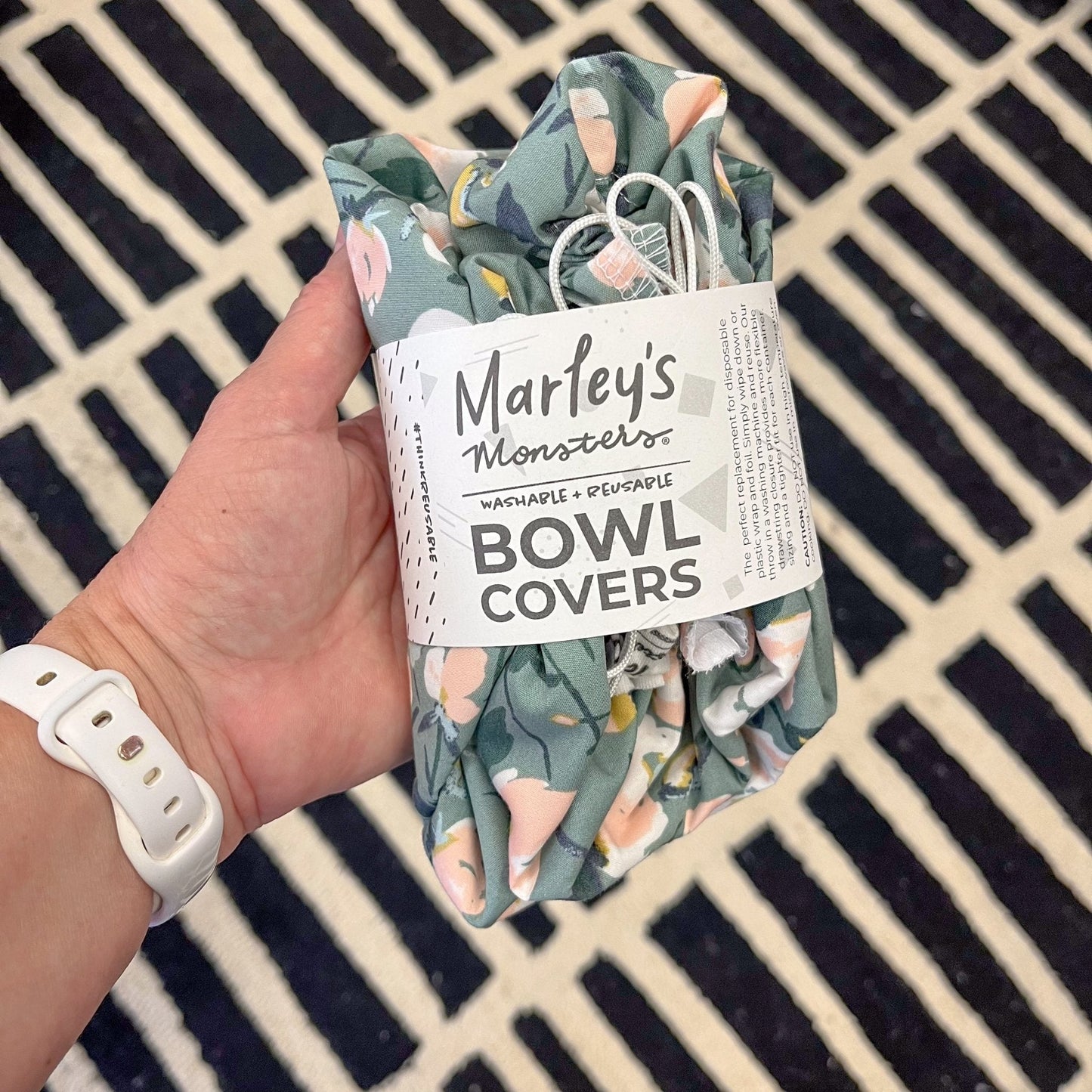 bowl cover bundle: cotton floral